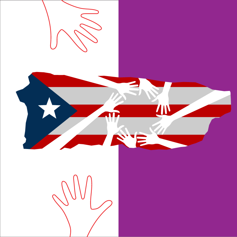 map US Map with Hands