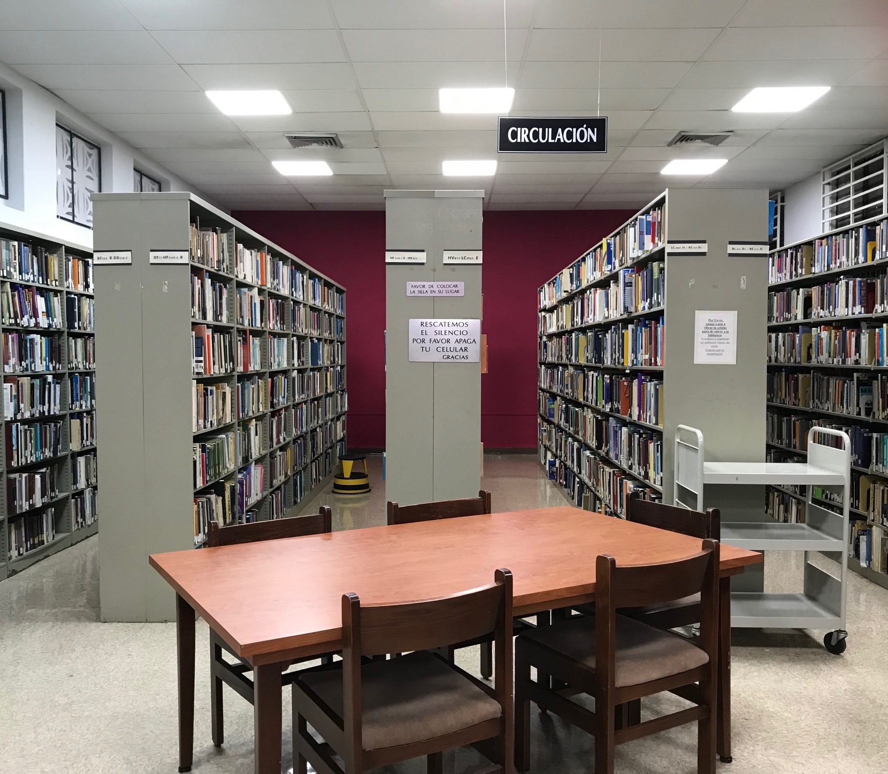 library-sj San Juan library in Puerto Rico Albizu university
